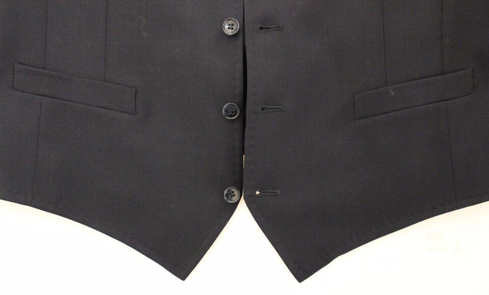Gilet-blazer Dolce & Gabbana en coton stretch bleu