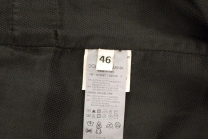 Gilet blazer robe en coton et viscose noir Dolce & Gabbana