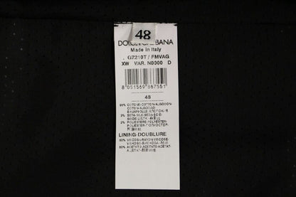 Gilet Dolce & Gabbana gris en coton mélangé avec logo