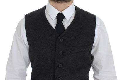 Dolce & Gabbana Gilet en Laine Grise