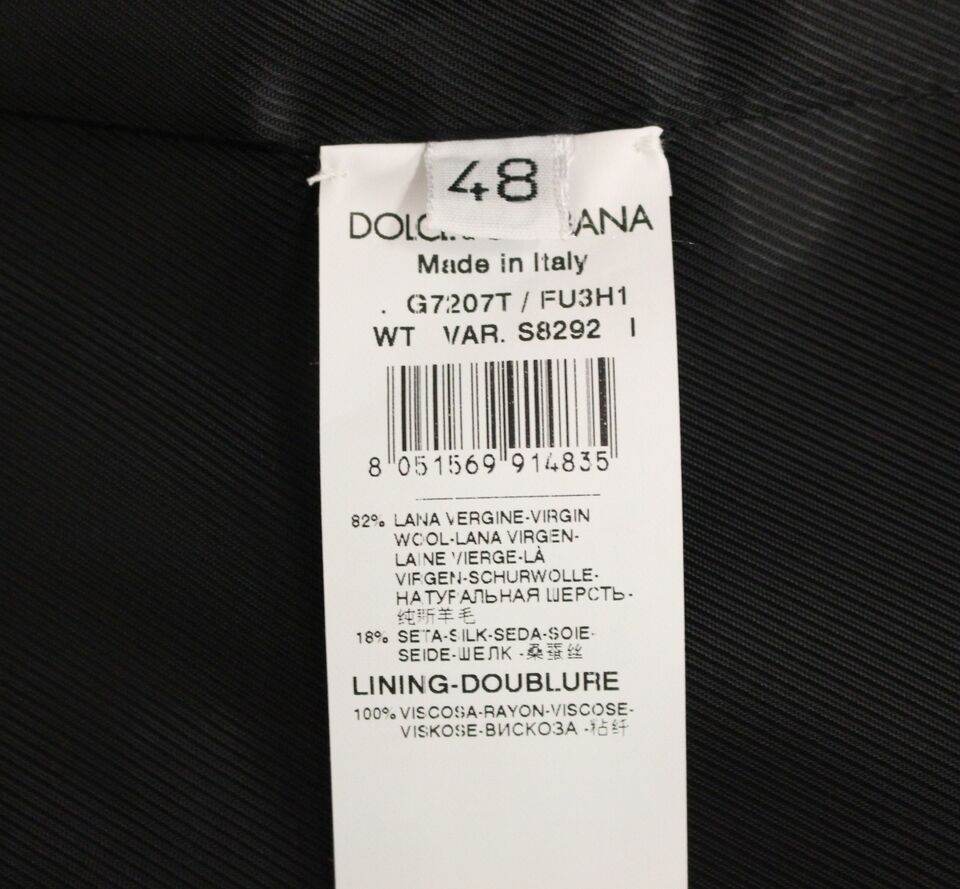 Dolce & Gabbana Gilet gris en laine et soie