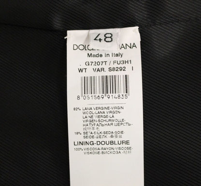 Dolce & Gabbana Gilet gris en laine et soie