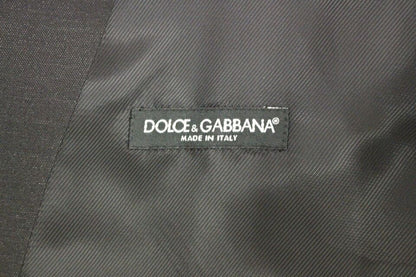 Dolce & Gabbana Gilet gris en laine et soie