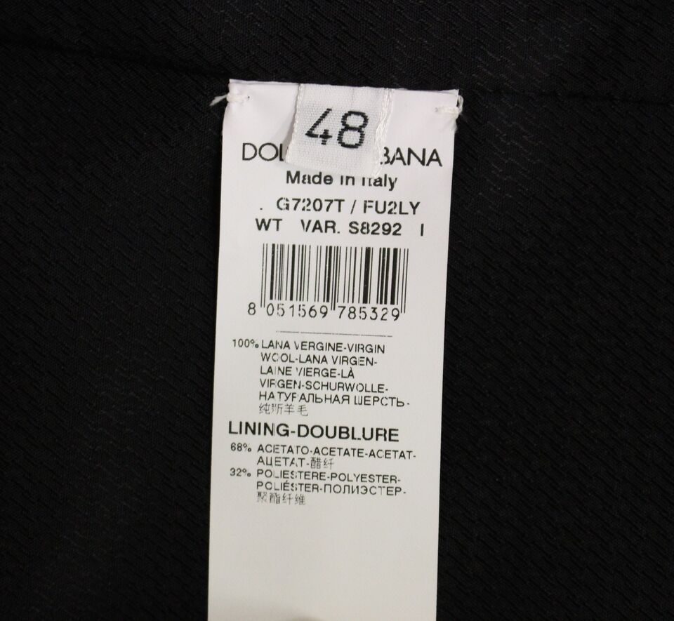 Dolce & Gabbana Gilet de costume formel en laine grise