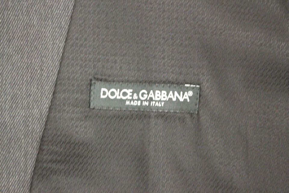 Dolce & Gabbana Gilet de costume formel en laine grise