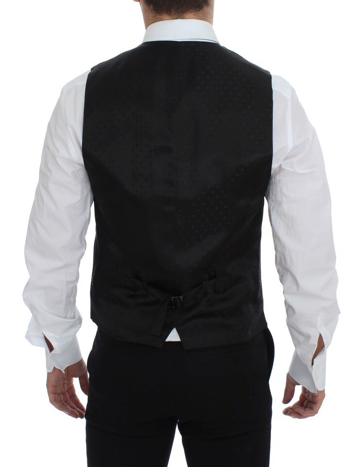 Gilet de Costume Dolce & Gabbana en Laine Grise