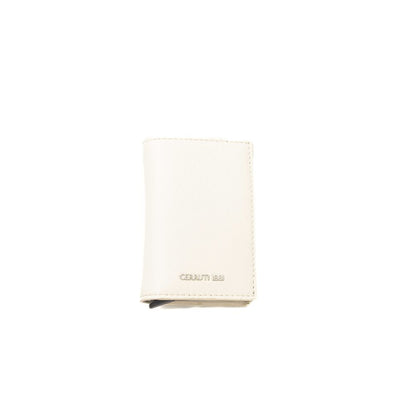 Cerruti 1881 Beige Calfskin Men Wallet