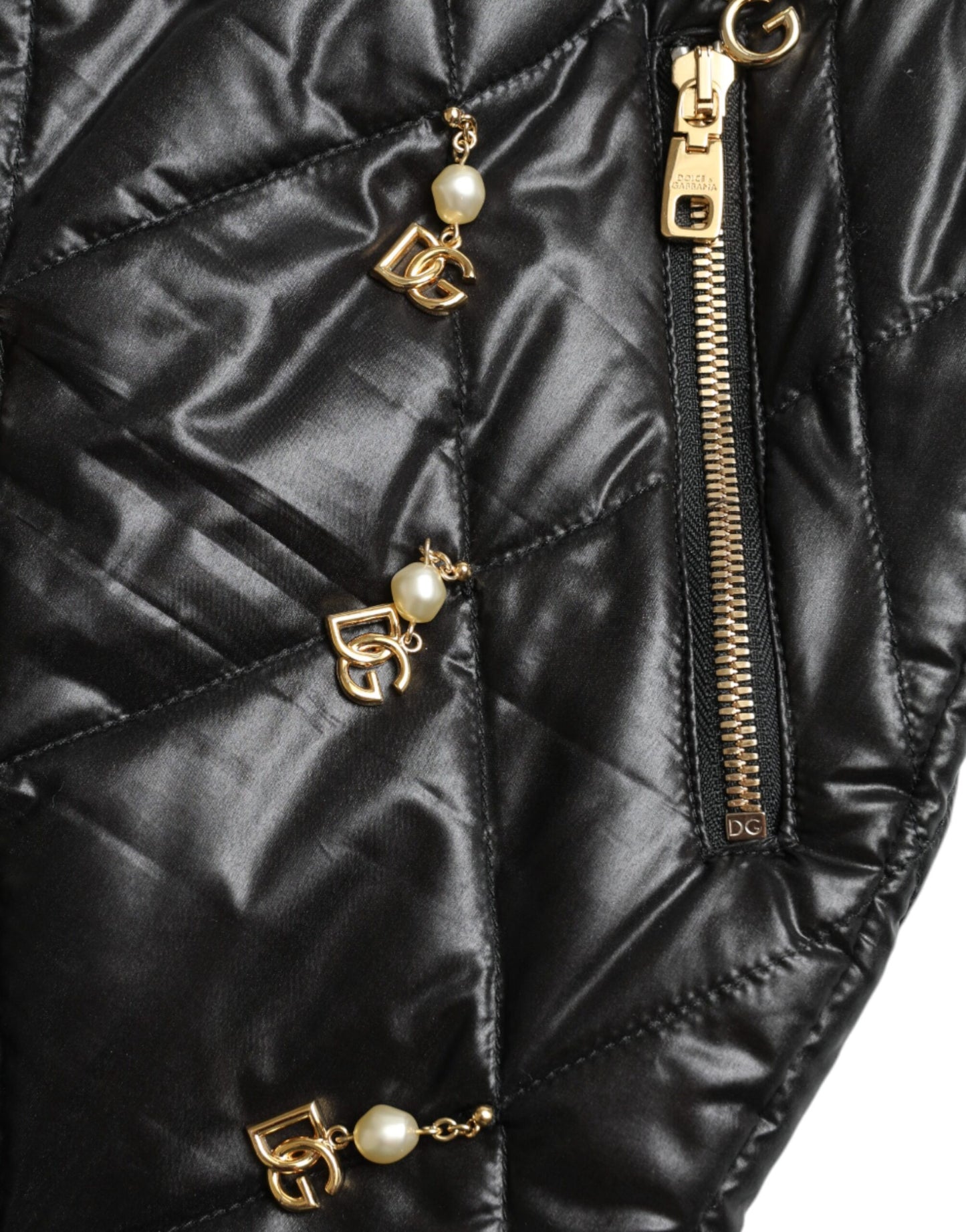 Short Dolce & Gabbana noir taille haute orné