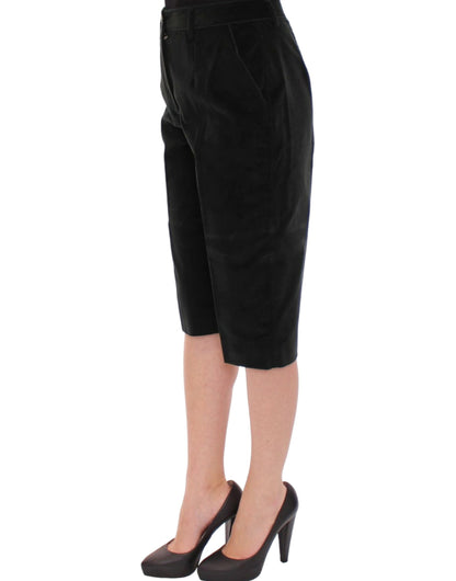 Pantalones cortos de algodón verde oscuro Dolce & Gabbana