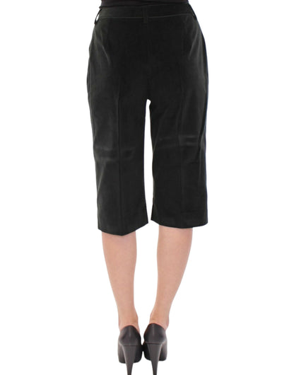 Pantalones cortos de algodón verde oscuro Dolce & Gabbana