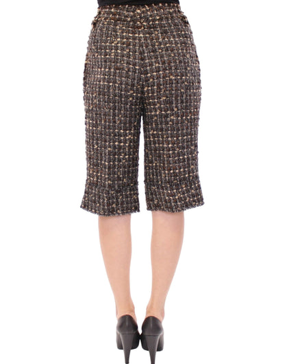 Shorts en laine multicolores Dolce & Gabbana