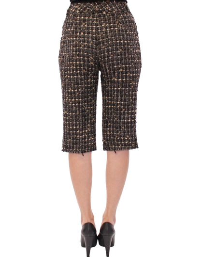 Dolce & Gabbana Short en laine multicolore