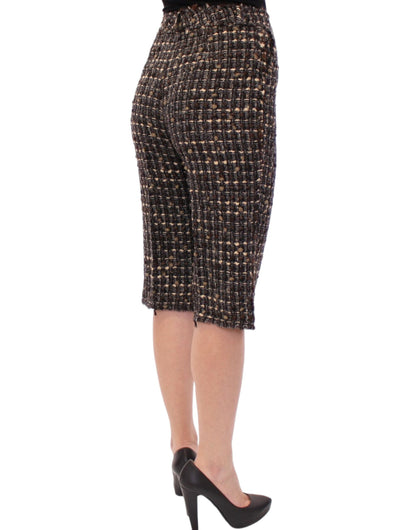 Dolce & Gabbana Short en laine multicolore