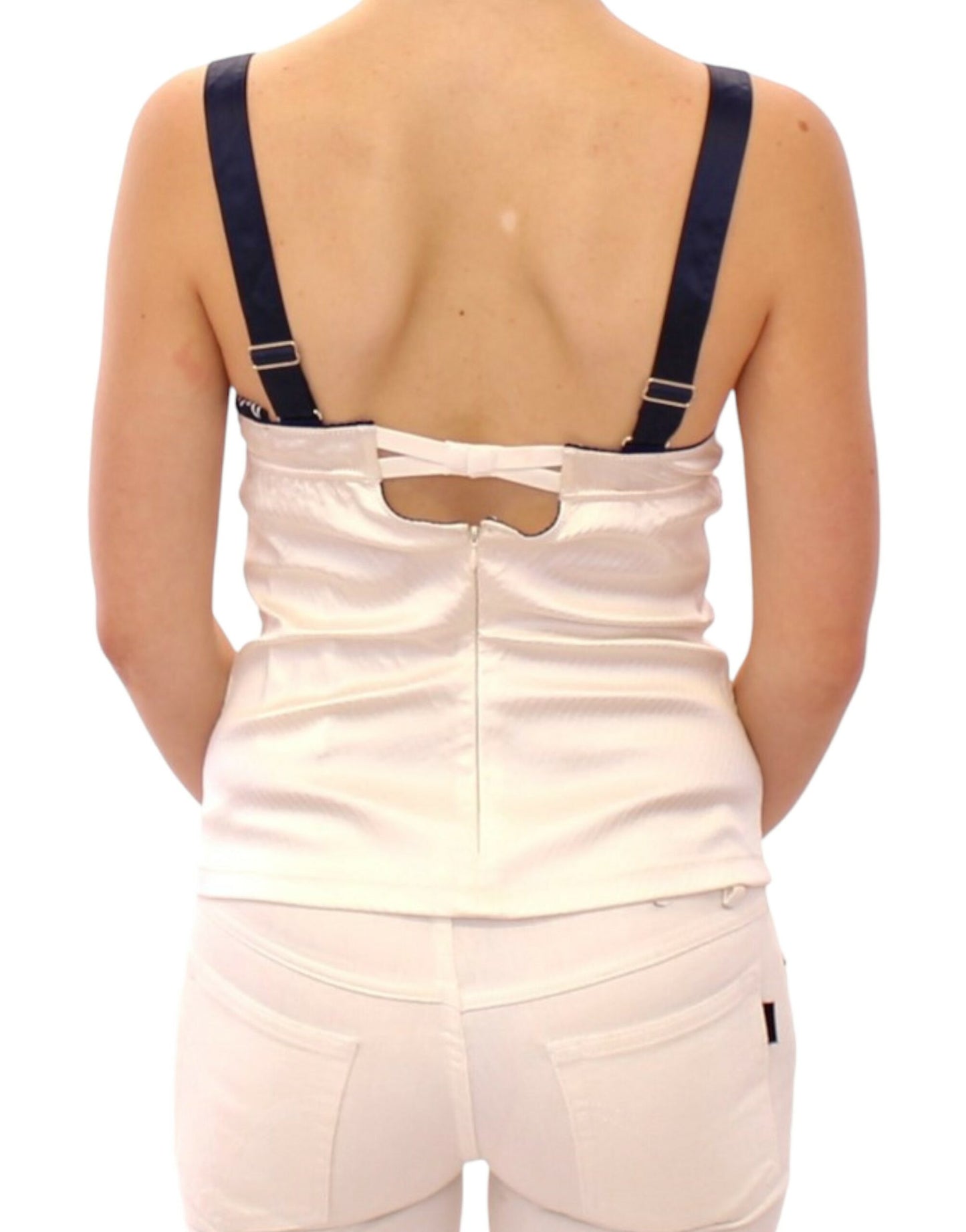 Débardeur blanc Dolce & Gabbana motif marin
