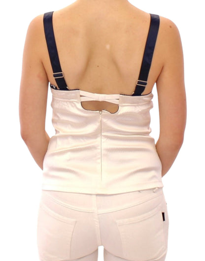 Débardeur blanc Dolce & Gabbana motif marin