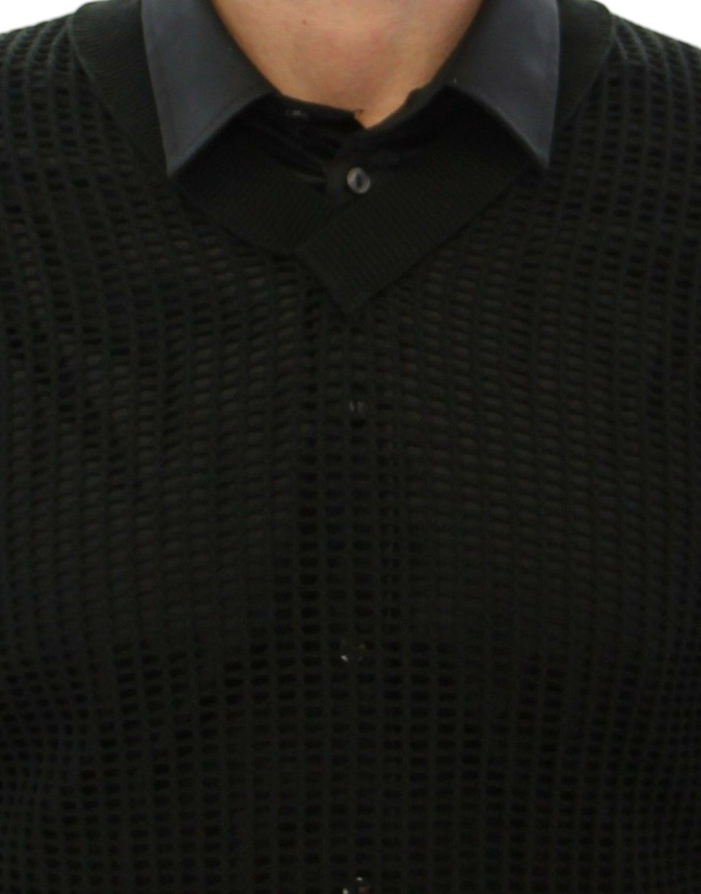 Pull en maille Dolce & Gabbana vert foncé de défilé