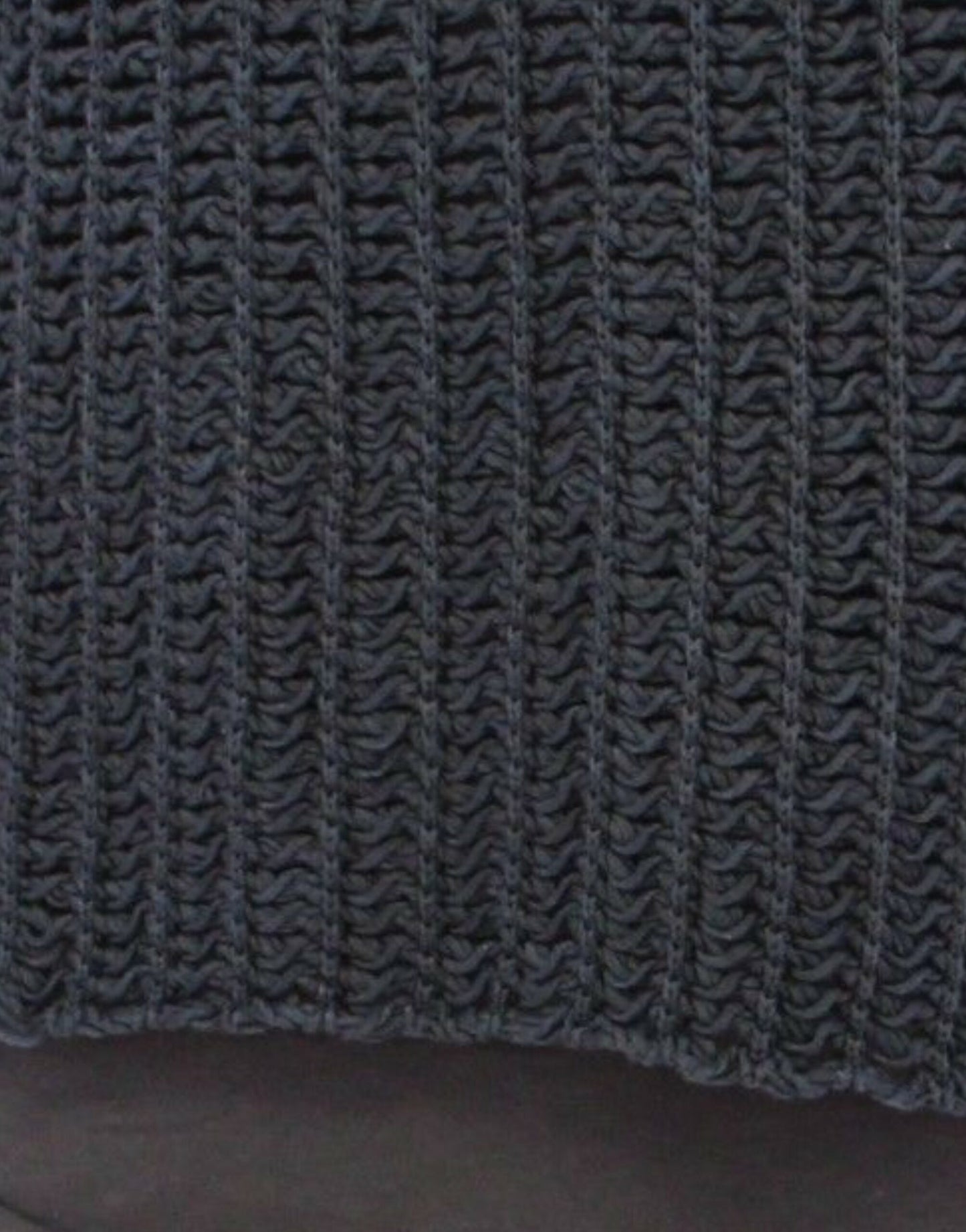 Pull en maille résille bleu Dolce & Gabbana
