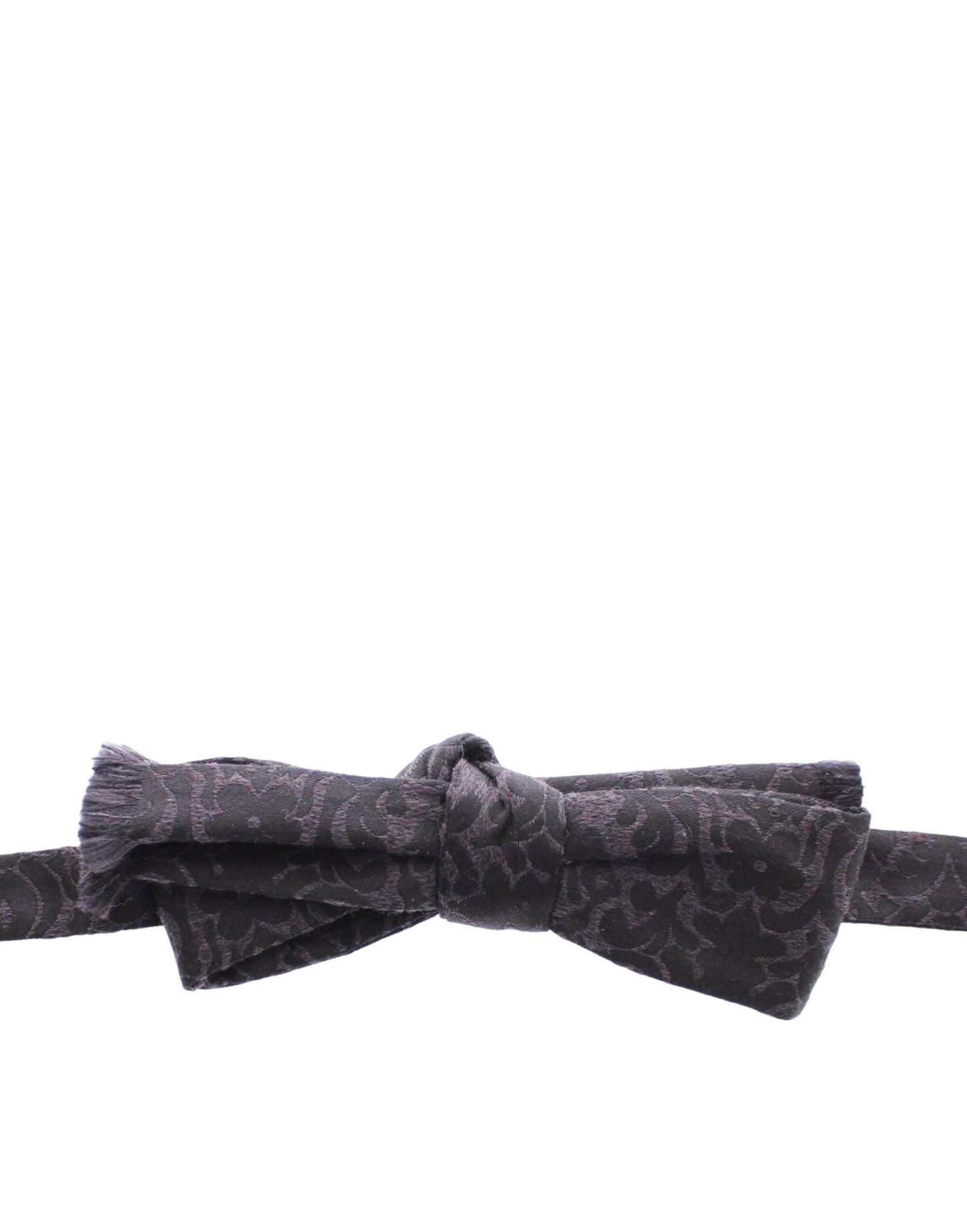 Nœud Papillon Dolce & Gabbana en Laine Grise et Noire