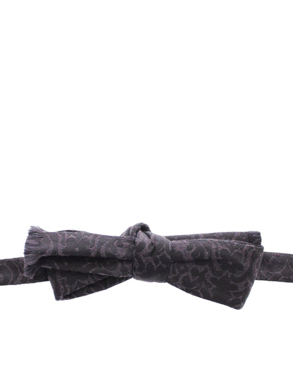 Nœud Papillon Dolce & Gabbana en Laine Grise et Noire