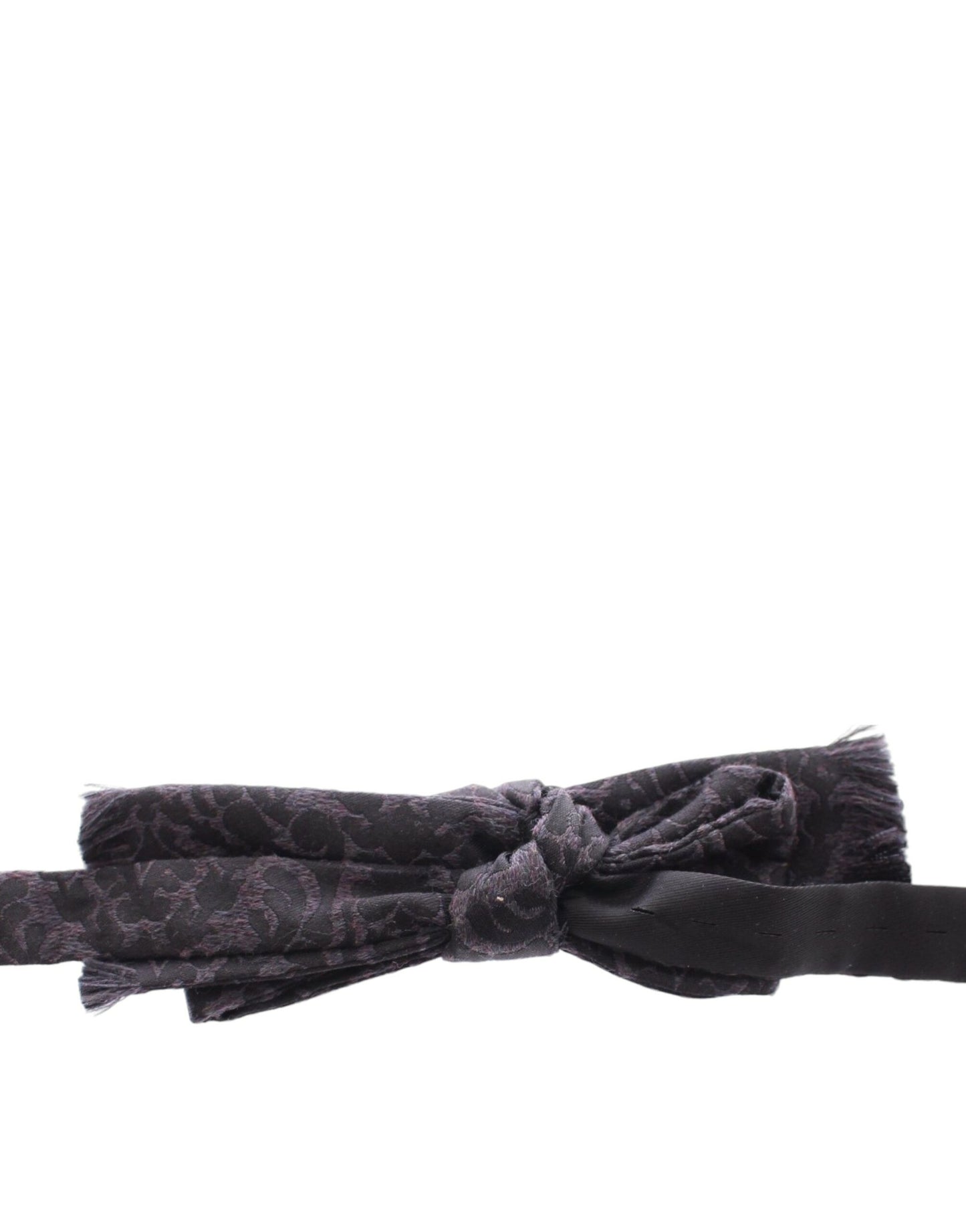 Nœud Papillon Dolce & Gabbana en Laine Grise et Noire