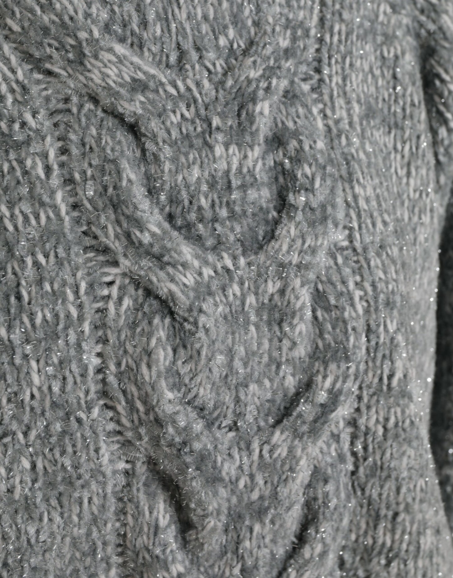 Suéter Dolce & Gabbana de cachemir gris con cuello alto