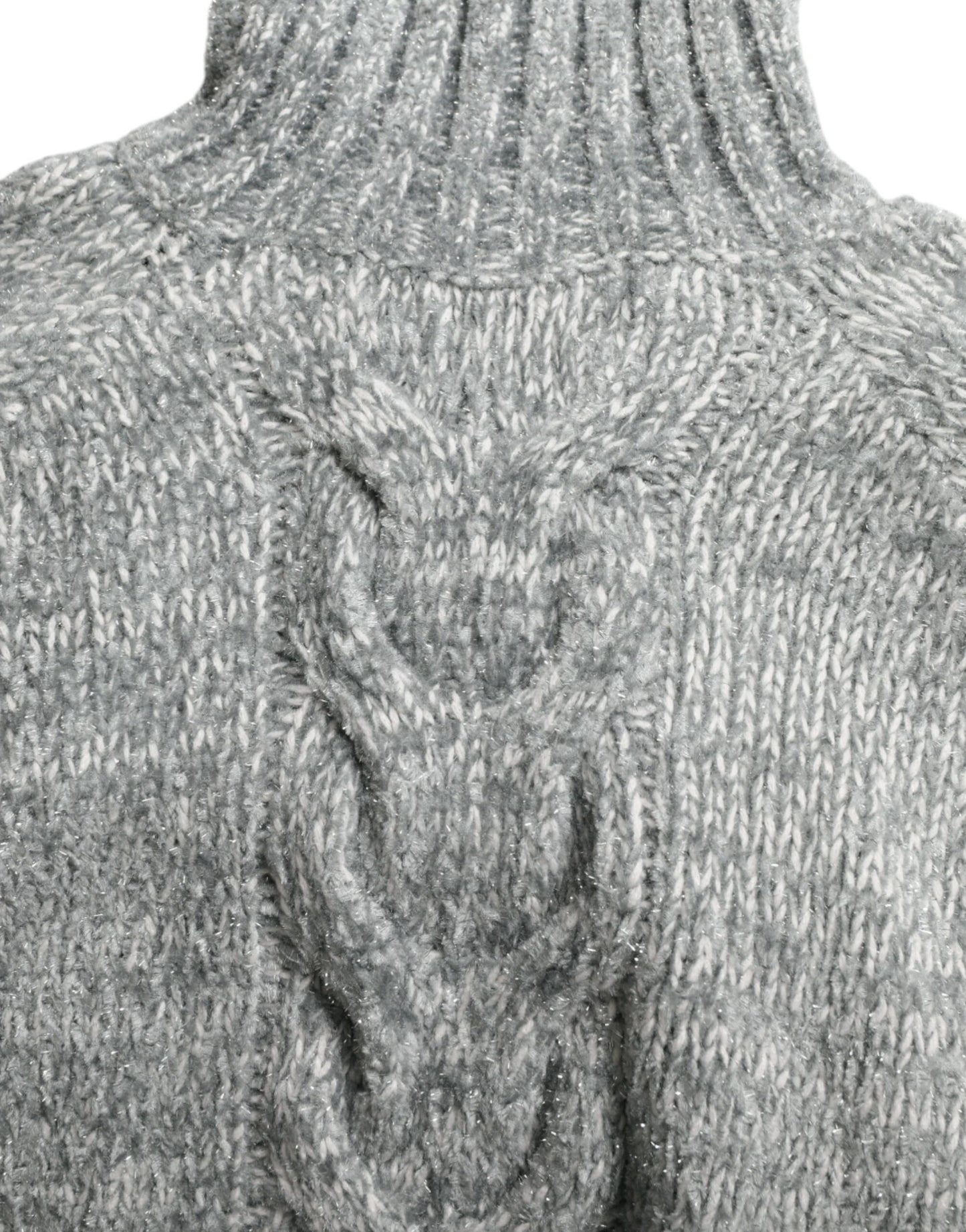 Suéter Dolce & Gabbana de cachemir gris con cuello alto