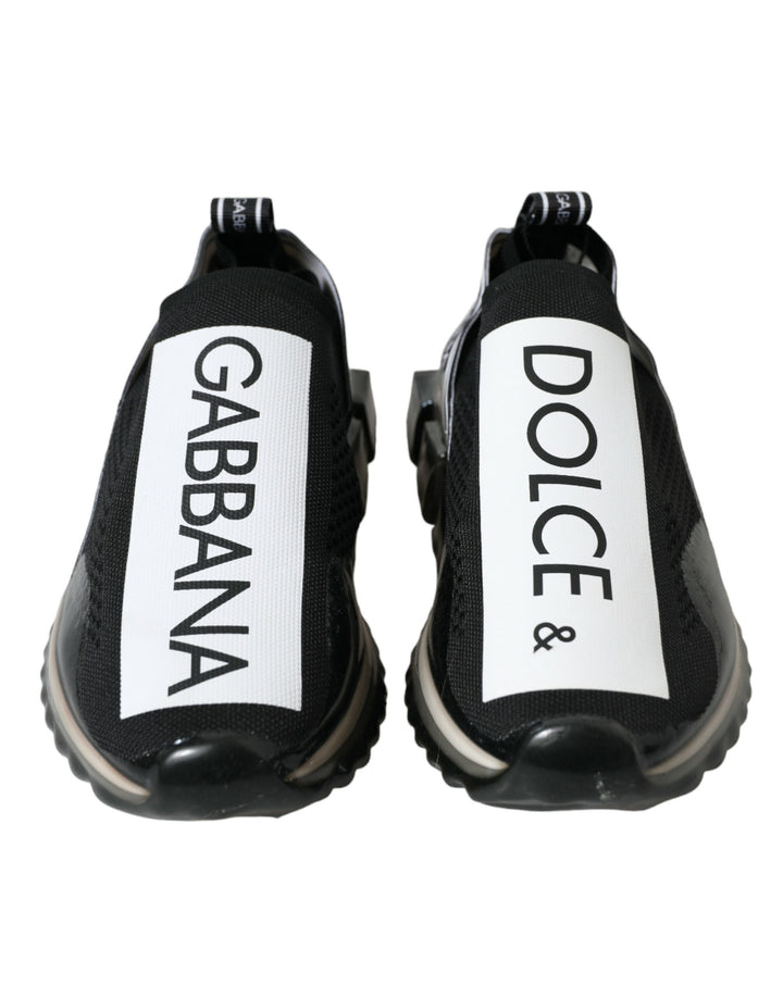 Zapatillas sin cordones Dolce & Gabbana en blanco y negro Sorrento
