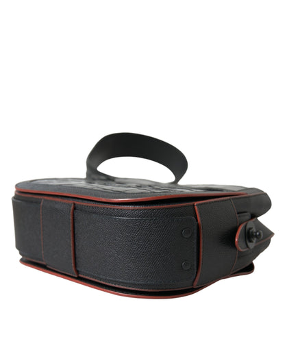 Balenciaga Black Exotic Leather Shoulder Crossbody Camera Bag