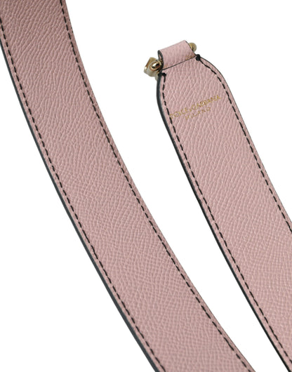 Bandoulière d'accessoire de sac à main en cuir rose Dolce & Gabbana