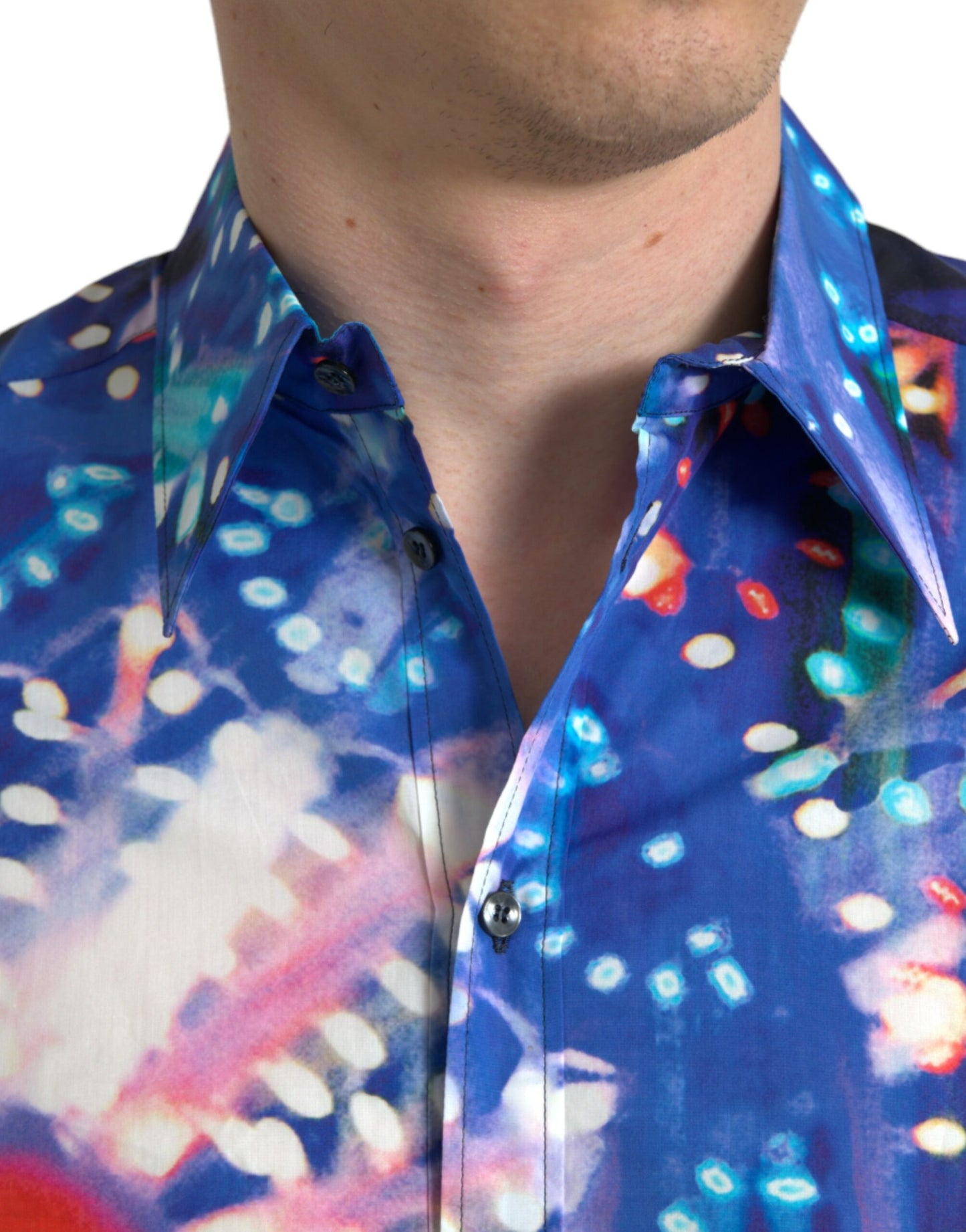 Camisa MARTINI Dolce & Gabbana Multicolor Luminarie Slim