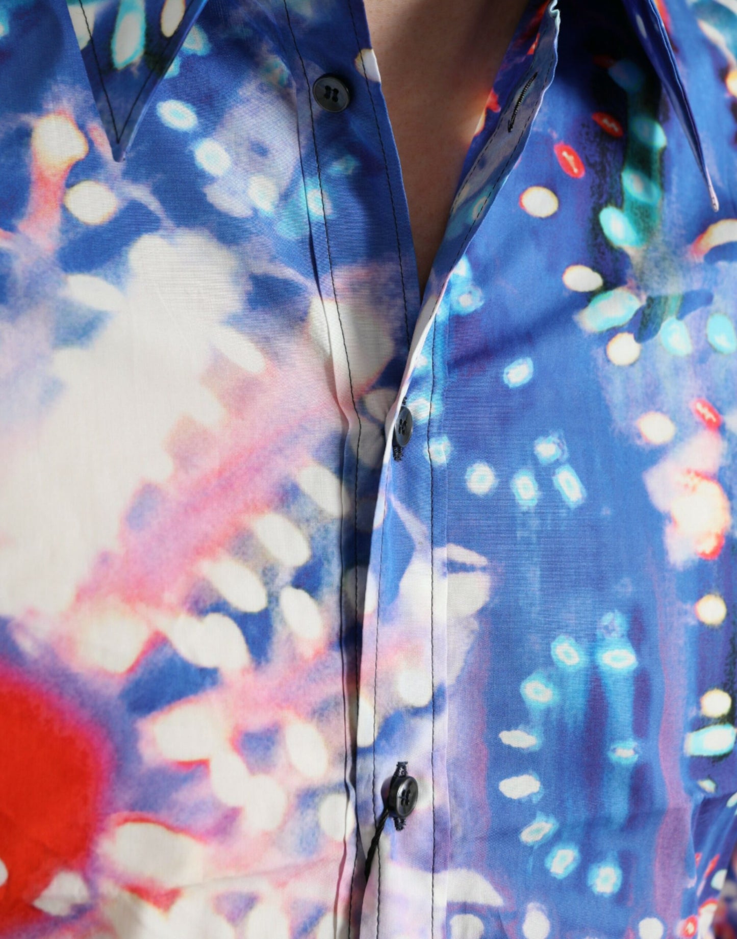 Camisa MARTINI Dolce & Gabbana Multicolor Luminarie Slim