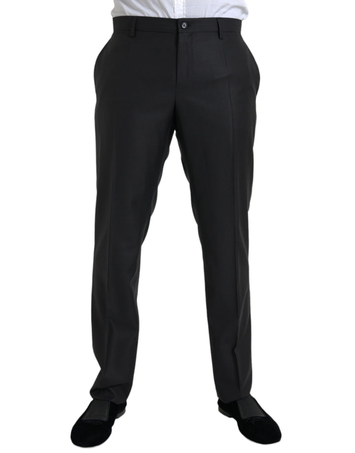 Pantalon skinny Dolce & Gabbana en laine et soie noires
