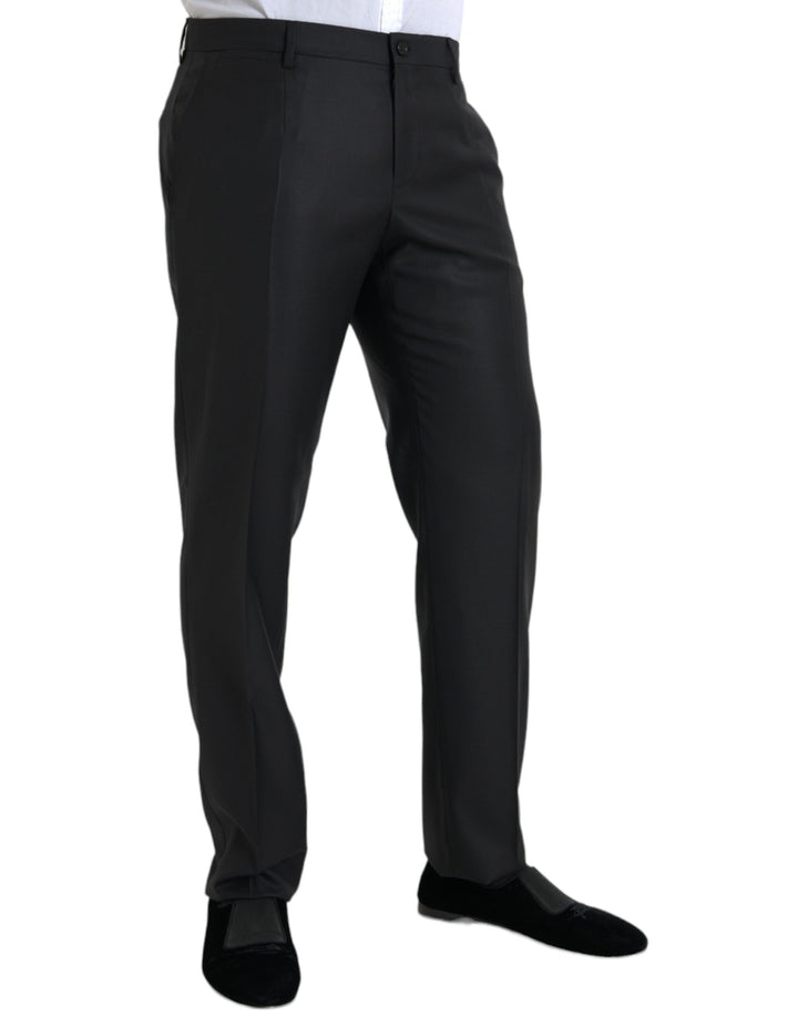 Pantalon skinny Dolce & Gabbana en laine et soie noires