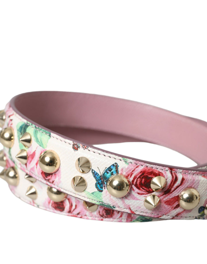 Bandoulière d'accessoire de sac à main florale rose Dolce & Gabbana