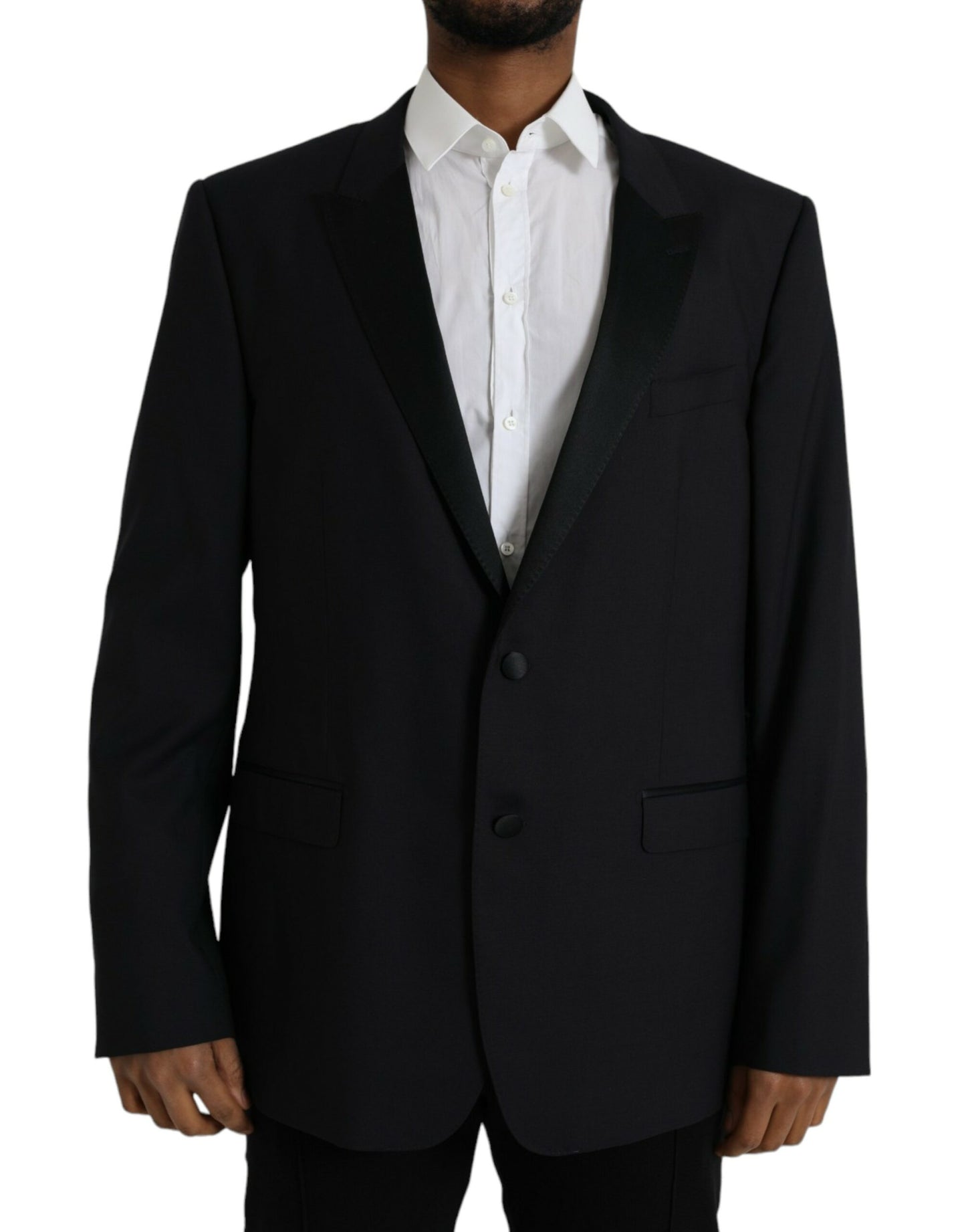 Veste-blazer Dolce & Gabbana Blue MARTINI à simple boutonnage