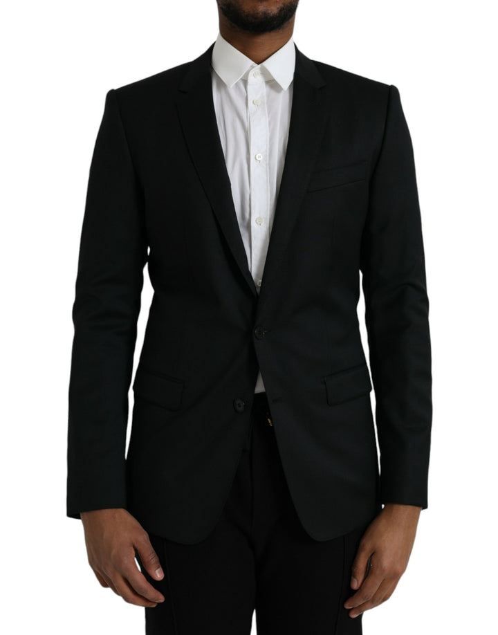 Blazer cruzado MARTINI de lana negra de Dolce & Gabbana