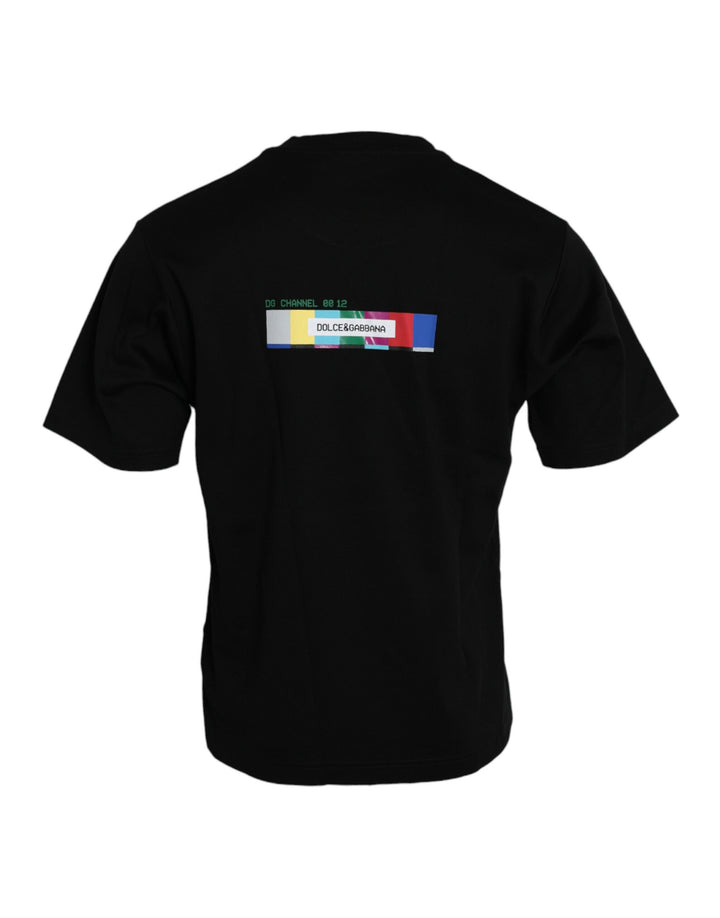 T-shirt à col rond Dolce & Gabbana noir motif « With Love Always »