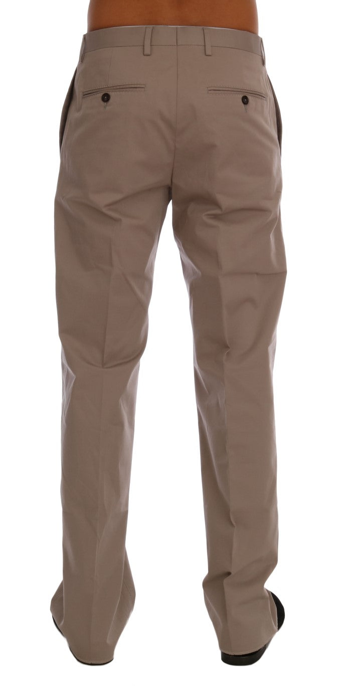 Pantalon Chino Dolce & Gabbana Beige en Coton Stretch