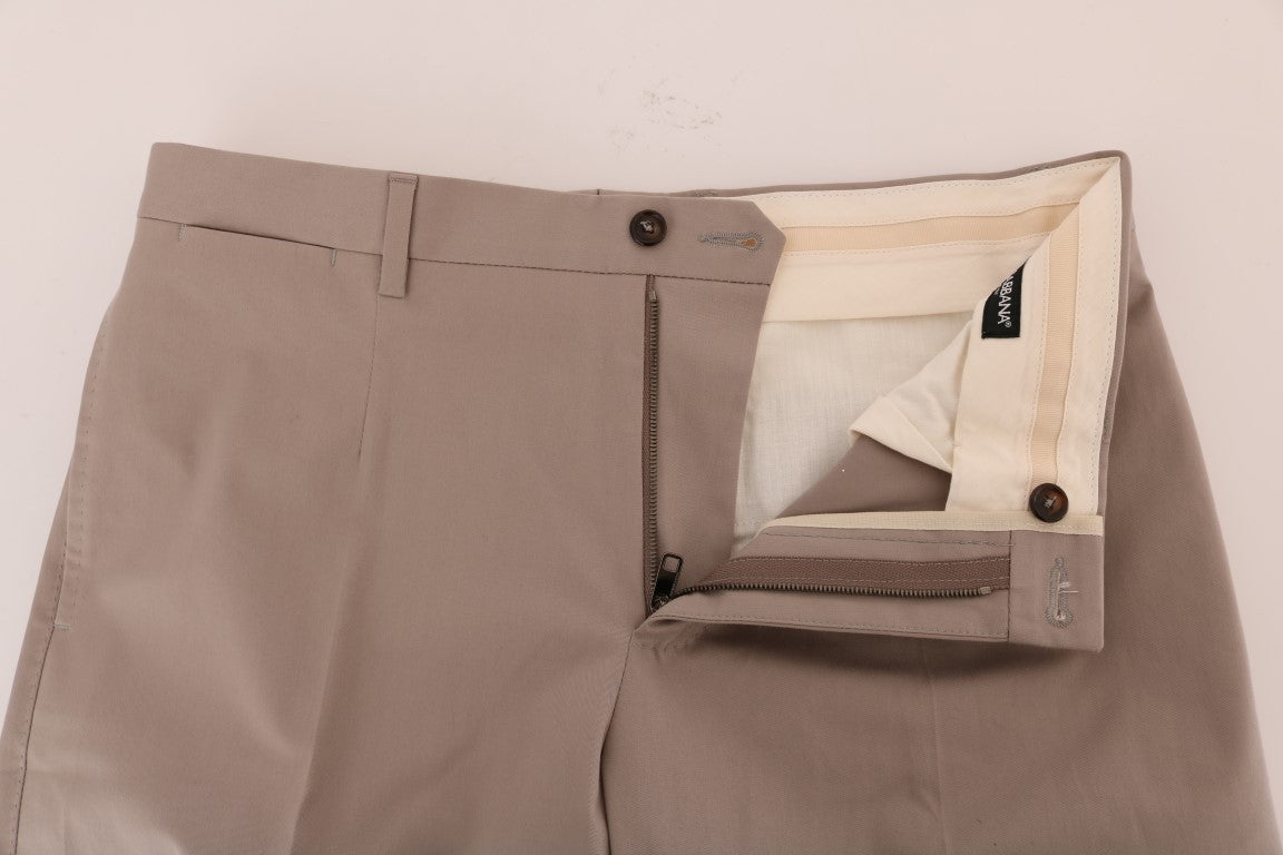 Pantalon Chino Dolce & Gabbana Beige en Coton Stretch