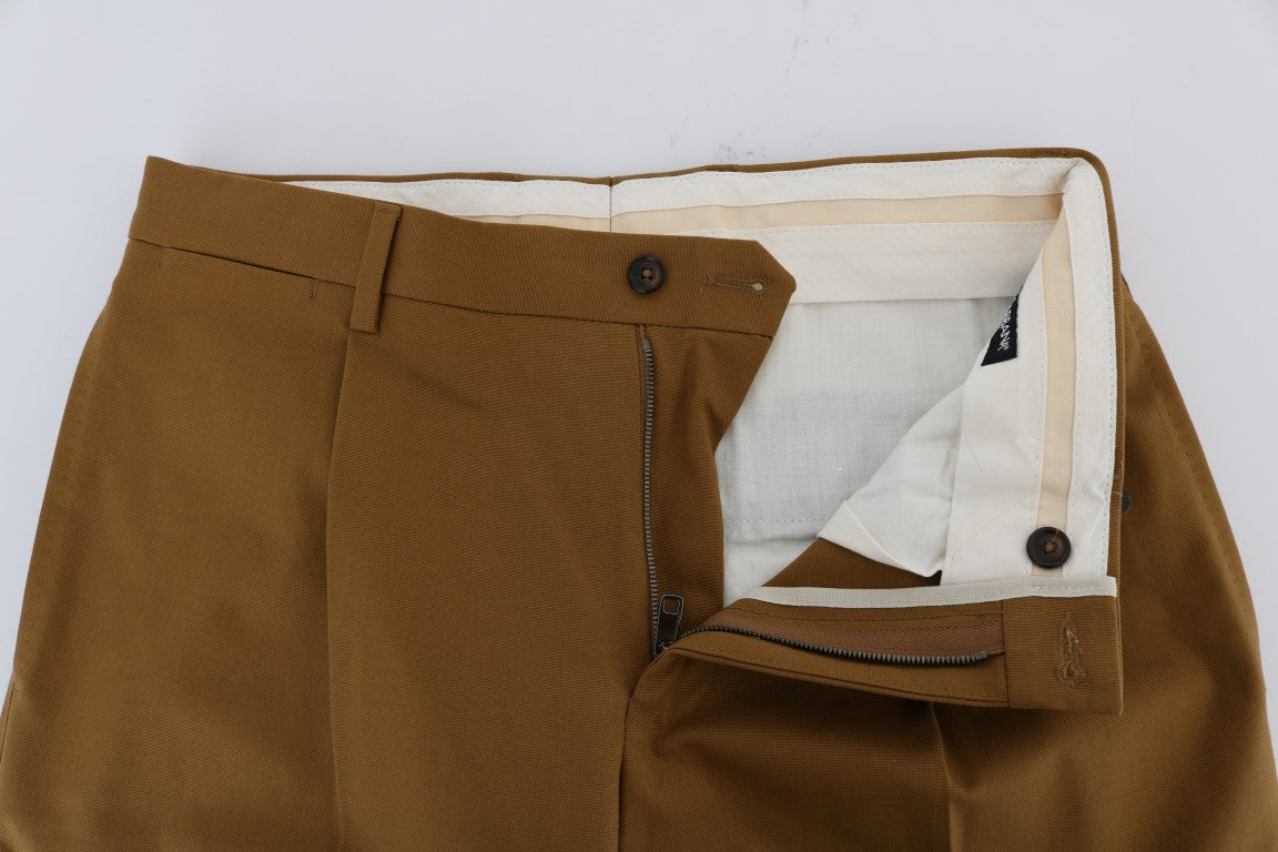 Pantalon Dolce & Gabbana en coton stretch marron