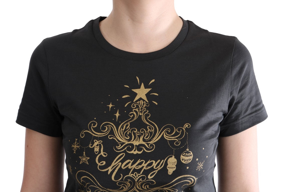 T-shirt Dolce & Gabbana en coton gris motif 2017