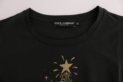T-shirt Dolce & Gabbana en Coton Vert Motif 2017