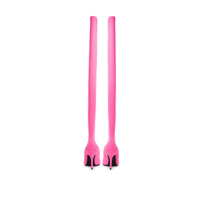 Balenciaga Pink Polyester Boot