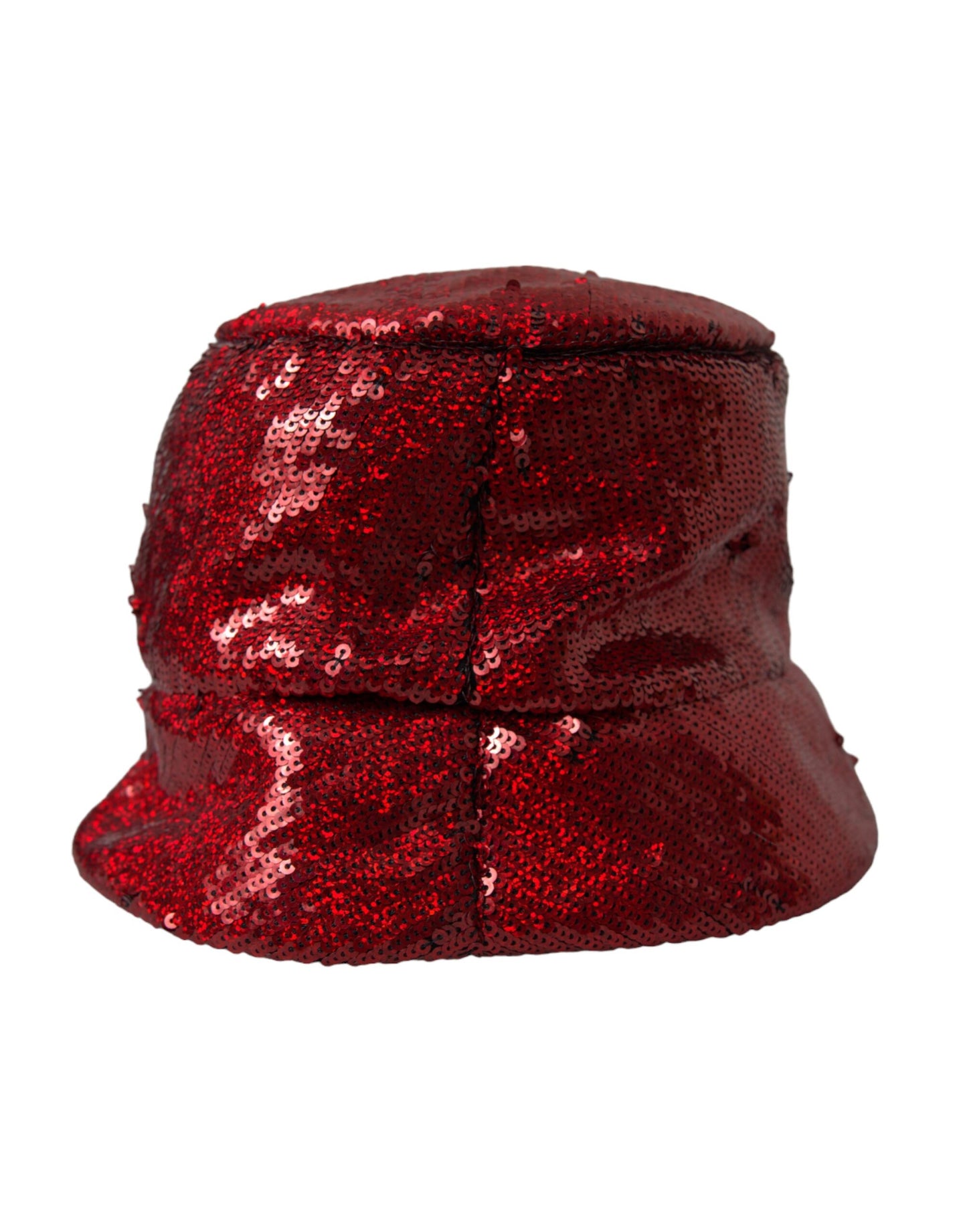 Bob en nylon à sequins rouge Dolce & Gabbana Homme