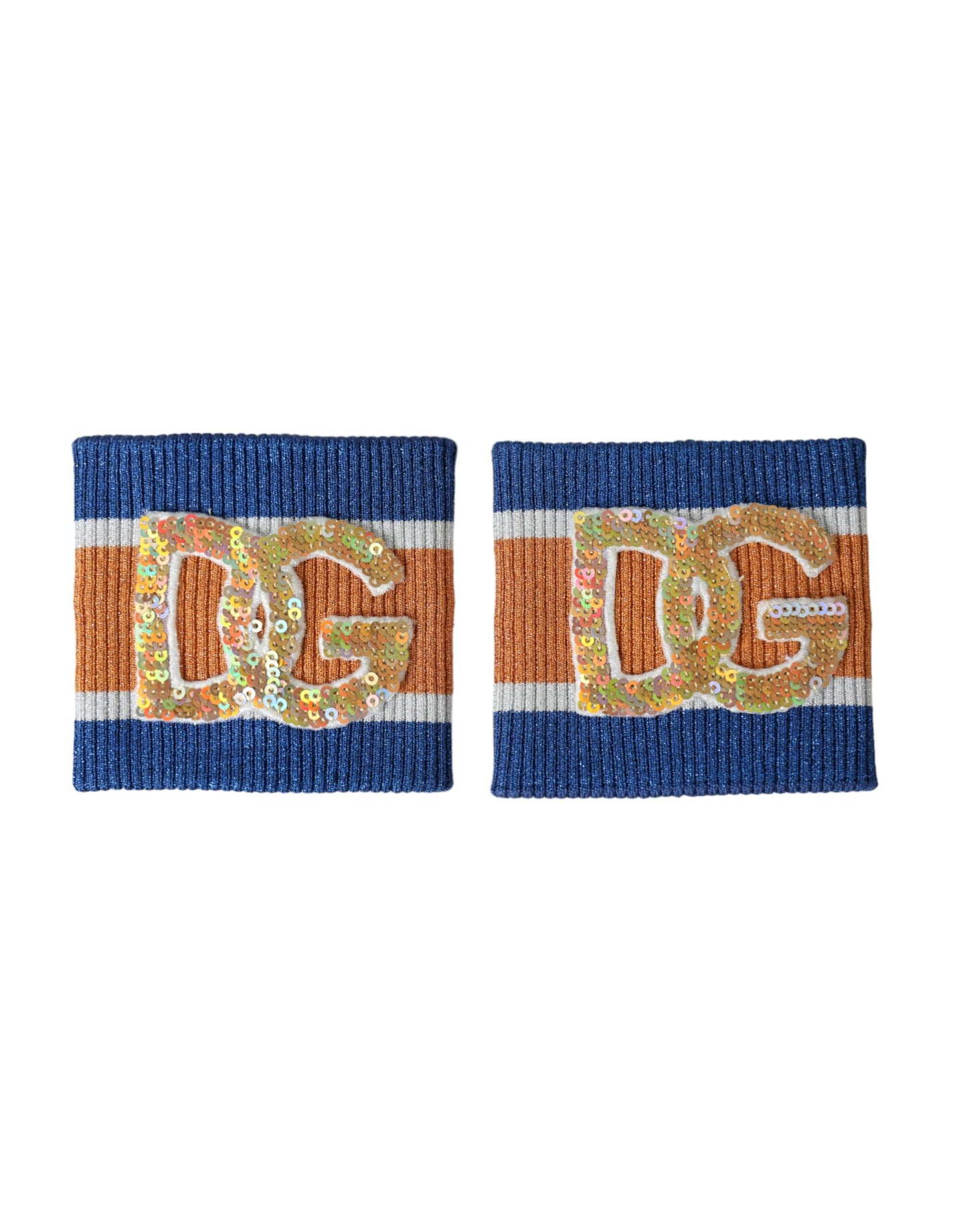 Bracelet Dolce & Gabbana en viscose multicolore à sequins avec logo
