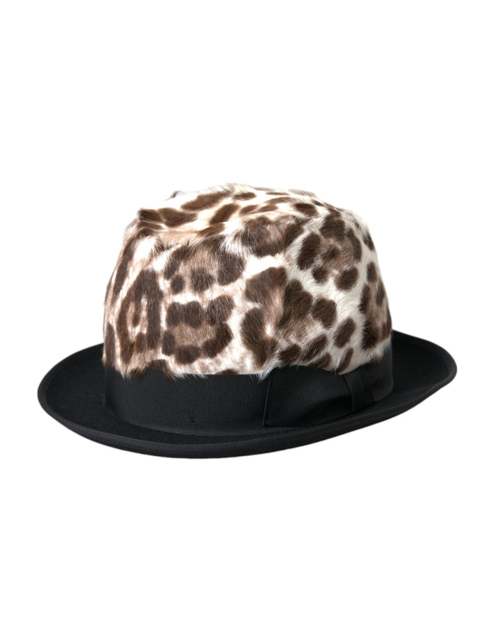 Sombrero Fedora Multicolor de Leopardo para Mujer Dolce & Gabbana