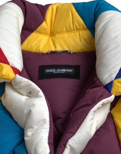 Doudoune coupe-vent multicolore Dolce & Gabbana pour homme