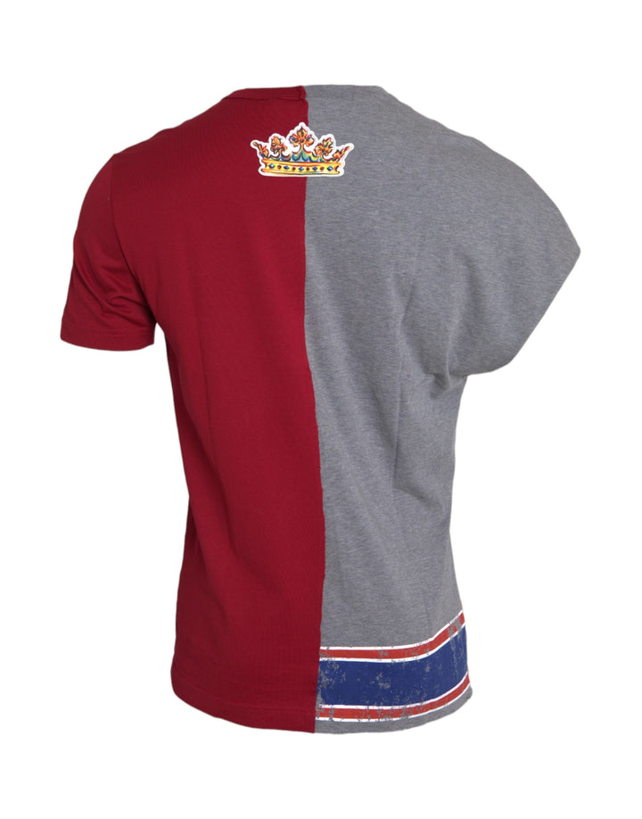 T-shirt Dolce & Gabbana multicolore graphique à manches courtes