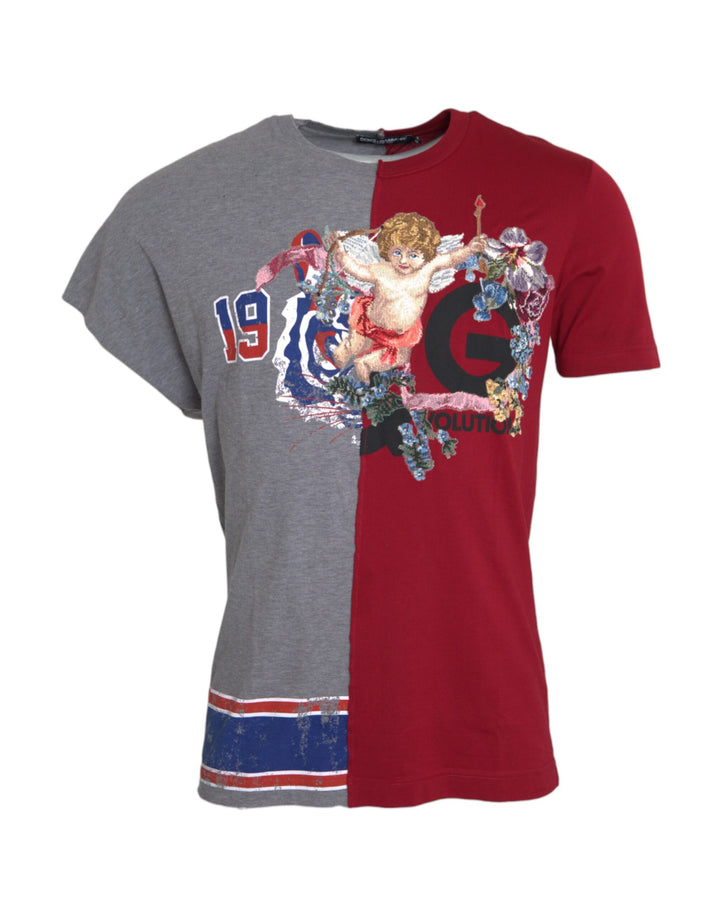 T-shirt Dolce & Gabbana multicolore graphique à manches courtes