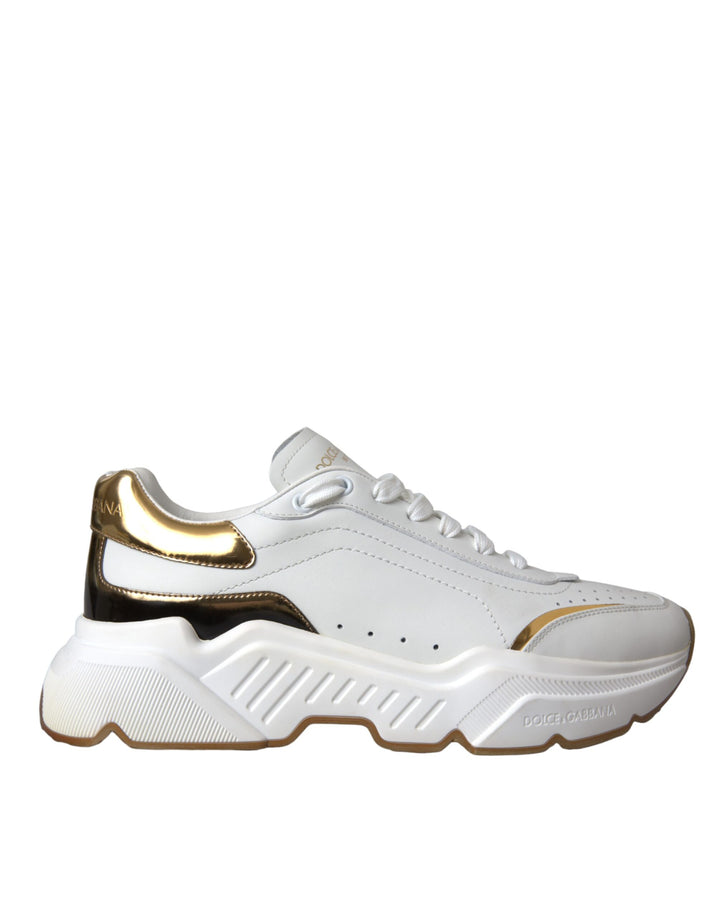 Zapatillas Dolce & Gabbana DAYMASTER de Oro Blanco y Piel